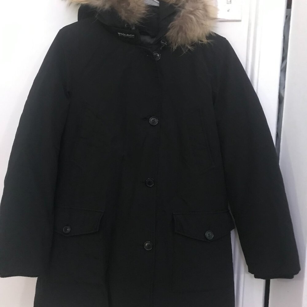 Woolrich Luxury Arctic Raccoon Parka with Fur Trim